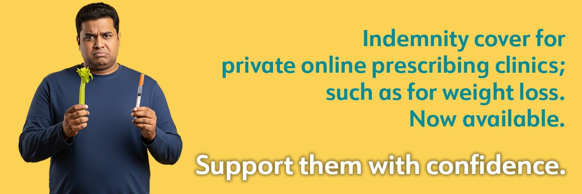 Indemnity cover for pharmacists involved in private online prescribing clinics is available from the PDA